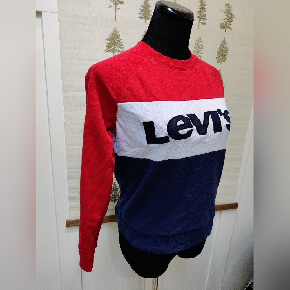 Levis Color Block Sweatshirt - Small - Picture 6 of 11